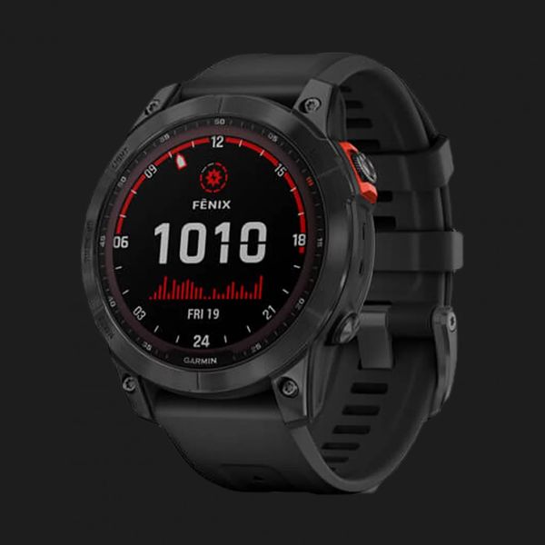 Garmin Fenix 7 Solar Slate Gray with Black Band 4bbc7d32-4fa6-428e-89ee-0cb76c13ea97 фото