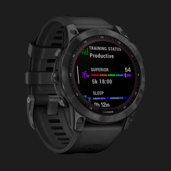 Garmin Fenix 7 Solar Slate Gray with Black Band 4bbc7d32-4fa6-428e-89ee-0cb76c13ea97 фото