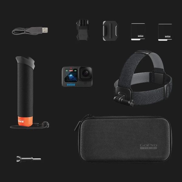 Экшн-камера GoPro Hero 12 Black + Enduro + Head Strap + Handler Floating cc2193ca-1923-430f-9eb5-0a948f77b75a фото