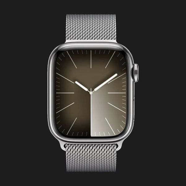 Apple Watch Series 9 41mm GPS + LTE, Silver Stainless Steel Case with Silver Milanese Loop (MRJ43) 8fdc4cd4-b4b8-4cba-984b-52d126452d10 фото