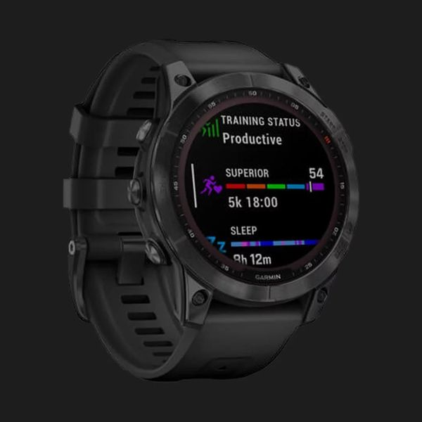 Garmin Fenix 7 Sapphire Solar Black DLC Titanium with Black Band 3af6ca1e-96e7-4425-bdfb-8a882ec2f741 фото