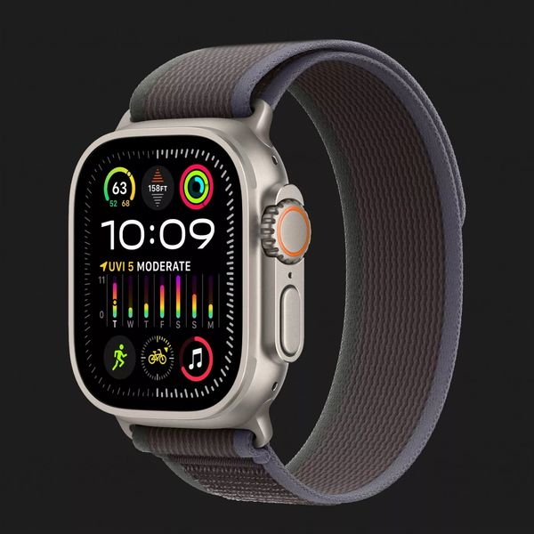 Apple Watch Ultra 2 49mm GPS + LTE Titanium Case with Blue/Black Trail Loop M/L (MRF63) fffc69dc-da9e-4edb-a77e-18bd864bdb2d фото