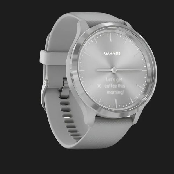 Garmin Vivomove 3 Silver Stainless Steel Bezel with Powder Gray Case and Silicone Band 88714545-796e-4390-8fff-cea7e3493f57 фото