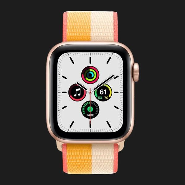 Apple Watch SE GPS + LTE 40mm Gold Aluminum Case Maize with White Sport Loop (MKQP3) 6ecfd4c8-fea2-49f3-9dd0-823ff808c00f фото