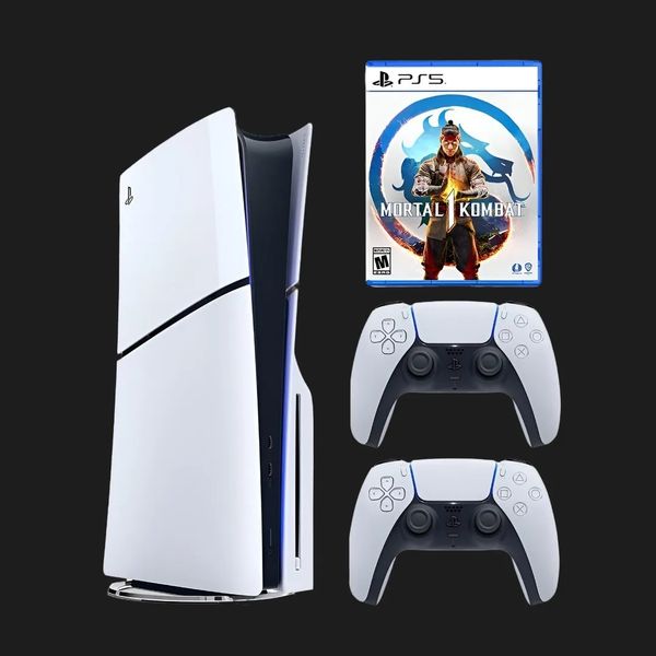 Ігрова приставка Sony PlayStation 5 Slim (BluRay) + Mortal Kombat 1 + Dualsense White 7a5a5a1f-764f-435b-bd97-97f3d6c06bc7 фото