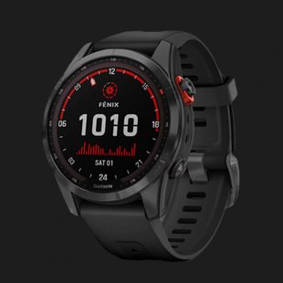 Garmin Fenix 7S Solar Slate Gray with Black Band 3d063f71-59f9-4f15-89e3-c9ca48b88562 фото