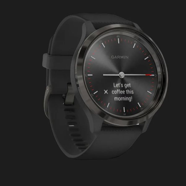 Garmin Vivomove 3 Slate Stainless Steel Bezel with Black Case and Silicone Band abc04b35-cabd-46d4-96e5-8de94a0b0dc0 фото