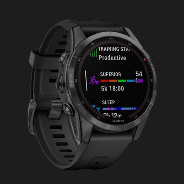 Garmin Fenix 7S Solar Slate Gray with Black Band 3d063f71-59f9-4f15-89e3-c9ca48b88562 фото