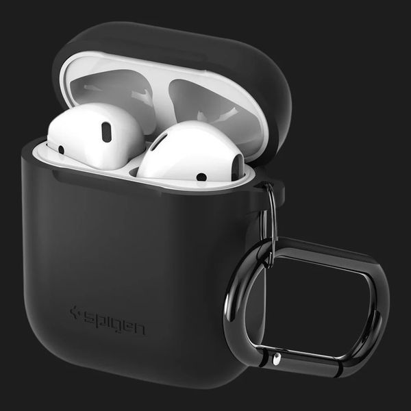 Захисний чохол Spigen Silicone Fit для AirPods / AirPods 2 (Black) dd4a62f2-6e89-4c9c-8339-12546eaa4fdc фото