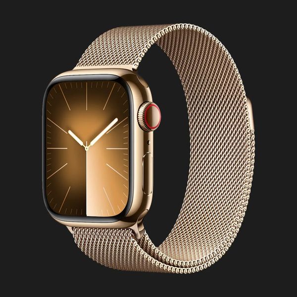 Apple Watch Series 9 41mm GPS + LTE, Gold Stainless Steel Case with Gold Milanese Loop (MRJ73) a4a0837a-f118-4cc0-8301-8b53840bae9f фото