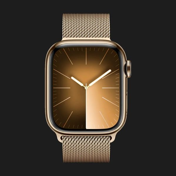 Apple Watch Series 9 41mm GPS + LTE, Gold Stainless Steel Case with Gold Milanese Loop (MRJ73) a4a0837a-f118-4cc0-8301-8b53840bae9f фото