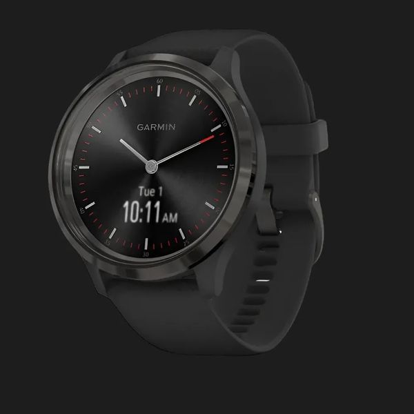 Garmin Vivomove 3 Slate Stainless Steel Bezel with Black Case and Silicone Band abc04b35-cabd-46d4-96e5-8de94a0b0dc0 фото