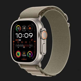 Apple Watch Ultra 2 49mm GPS + LTE Titanium Case with Olive Alpine Loop Medium (MREY3) 98516436-6ebd-4d89-b6de-b7e49398f2da фото