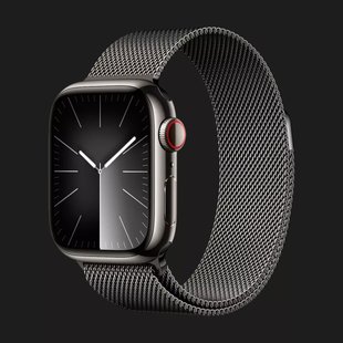 Apple Watch Series 9 41mm GPS + LTE, Graphite Stainless Steel Case with Graphite Milanese Loop (MRJA3) 8bd00eac-a2fa-4bc3-a848-8394c2a7a745 фото