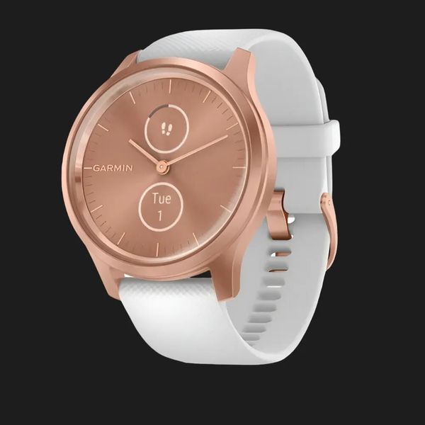 Garmin Vivomove Style Rose Gold Aluminum Case with White Silicone Band 4d11c3bd-4add-45a2-9959-d431217ed0e7 фото