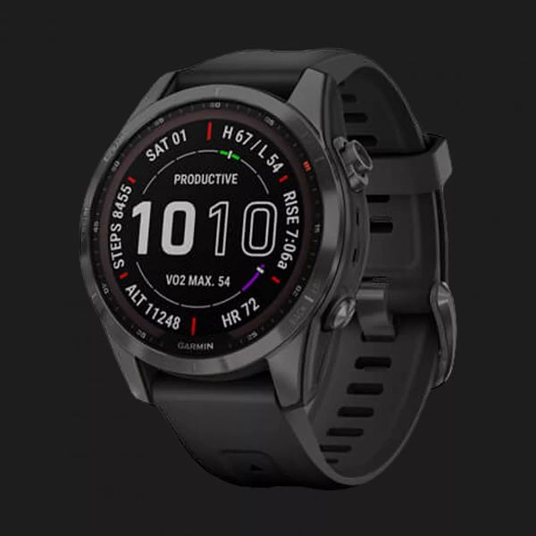 Garmin Fenix 7S Sapphire Solar Carbon Gray DLC Titanium with Black Band a8e5b843-f88d-4b9f-8c88-19b8e32bcfa3 фото