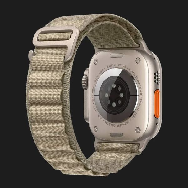 Apple Watch Ultra 2 49mm GPS + LTE Titanium Case with Olive Alpine Loop Medium (MREY3) 98516436-6ebd-4d89-b6de-b7e49398f2da фото