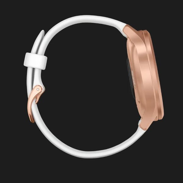 Garmin Vivomove Style Rose Gold Aluminum Case with White Silicone Band 4d11c3bd-4add-45a2-9959-d431217ed0e7 фото