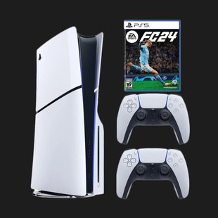 Ігрова приставка Sony PlayStation 5 Slim (BluRay) + FC 24 + Dualsense White 816da4bc-10ee-4d13-8f2e-f7b8866283fc фото