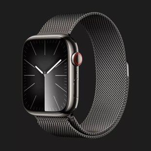 Apple Watch Series 9 45mm GPS + LTE, Graphite Stainless Steel Case with Graphite Milanese Loop (MRMX3) e4d8faea-28c9-42c1-a4e3-25d663be5d6d фото