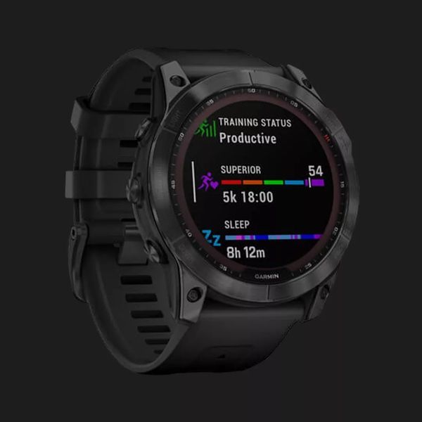 Garmin Fenix 7X Sapphire Solar Black DLC Titanium with Black Band 900269cb-ce70-474d-b47b-56ca3bc40c7e фото