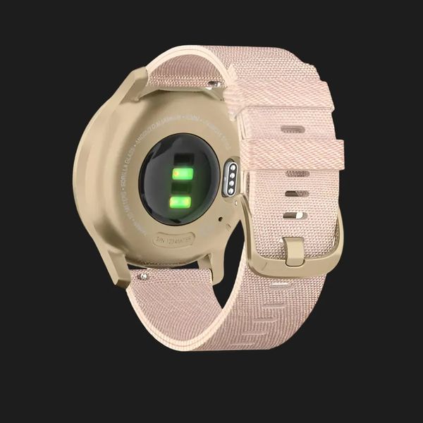 Garmin Vivomove Style Light Gold Aluminum Case with Blush Pink Woven Nylon Band dc9edc76-e376-44dd-8db5-f896ff86cb88 фото