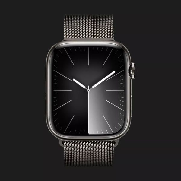 Apple Watch Series 9 45mm GPS + LTE, Graphite Stainless Steel Case with Graphite Milanese Loop (MRMX3) e4d8faea-28c9-42c1-a4e3-25d663be5d6d фото