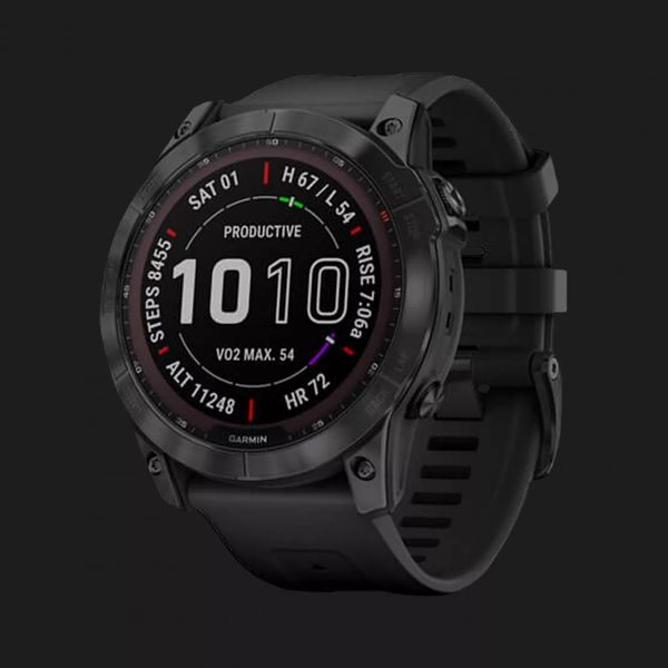 Garmin Fenix 7X Sapphire Solar Black DLC Titanium with Black Band 900269cb-ce70-474d-b47b-56ca3bc40c7e фото