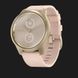 Garmin Vivomove Style Light Gold Aluminum Case with Blush Pink Woven Nylon Band dc9edc76-e376-44dd-8db5-f896ff86cb88 фото 1