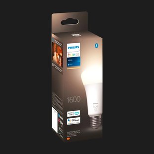 Розумна лампа Philips Hue E27, 15.5W (100Вт), 2700K, White, ZigBee, Bluetooth, регулювання яскравості e4d5390d-4080-402e-a4ba-eb1f1f2830c4 фото