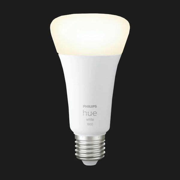 Умная лампа Philips Hue E27, 15.5W (100Вт), 2700K, White, ZigBee, Bluetooth, регулировка яркости e4d5390d-4080-402e-a4ba-eb1f1f2830c4 фото