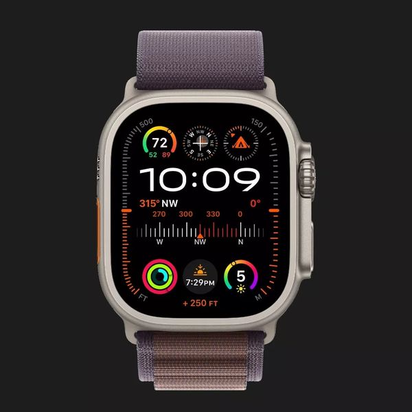 Apple Watch Ultra 2 49mm GPS + LTE Titanium Case with Indigo Alpine Loop Medium (MRET3) 7770431c-8085-4020-a06b-3f858b8253d7 фото