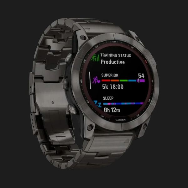 Garmin Fenix 7X Sapphire Solar Carbon Grey DLC Titanium, Carbon Grey DLC Vented Titanium Band dc33d4f9-a97b-467e-88b7-e16470bec875 фото