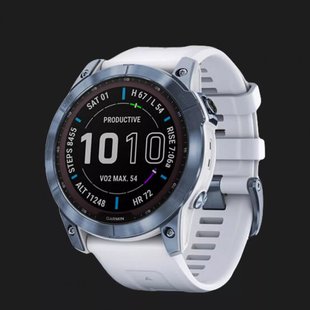 Garmin Fenix 7X Sapphire Solar Mineral Blue DLC Titanium with Whitestone Band 0f601ed6-503a-4156-a558-69451fe7dfb1 фото