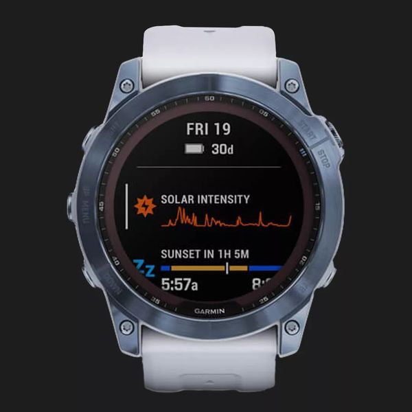 Garmin Fenix 7X Sapphire Solar Mineral Blue DLC Titanium with Whitestone Band 0f601ed6-503a-4156-a558-69451fe7dfb1 фото