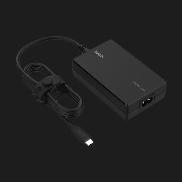 Зарядний пристрій Belkin 100W USB-С GAN PD PPS, USB-C (2,5 м) (Black) fc640007-a901-4acd-884c-a8a11d543bf6 фото