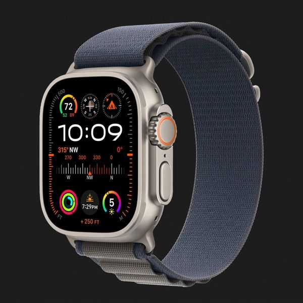 Apple Watch Ultra 2 49mm GPS + LTE Titanium Case with Blue Alpine Loop Medium (MREP3) bfcff3c6-0751-46b6-bae5-96fffdbe5d1b фото