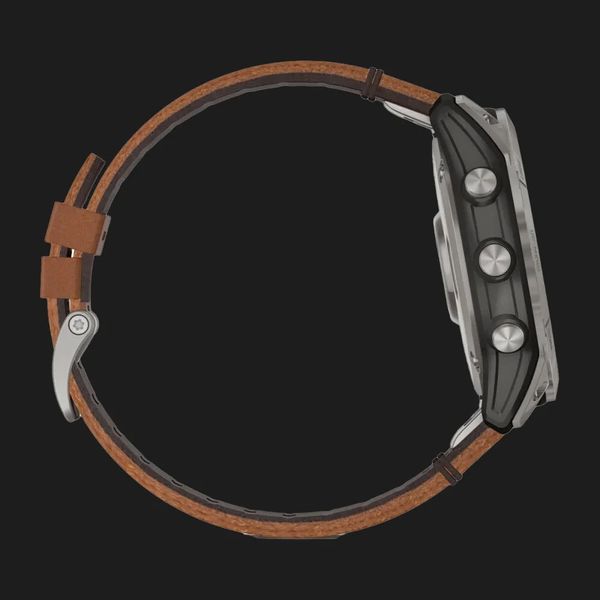 Garmin Fenix 7X Sapphire Solar Titanium with Chestnut Leather Band b0455b09-003d-48e7-8d4a-f9a5f89fdf9c фото