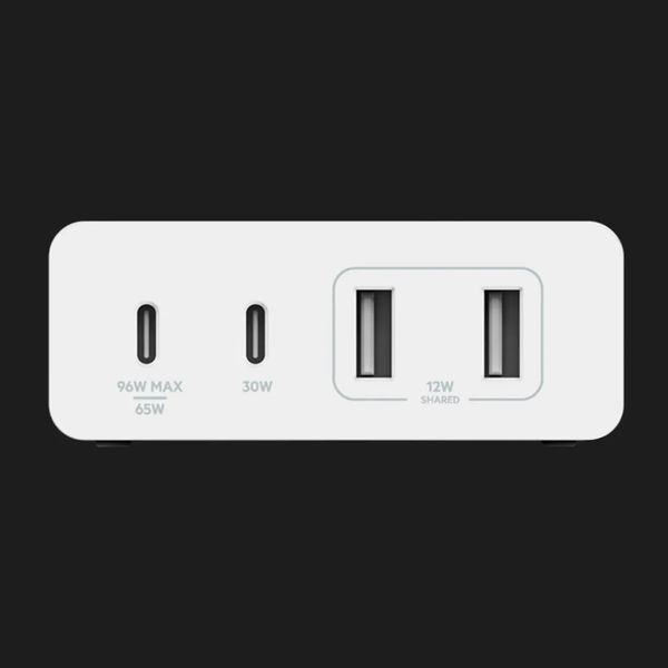 Зарядное устройство Belkin 4-Port GaN 108W 2x USB-C, 2x USB-A (White) ef26aaf8-e4d2-4d53-b7d3-c9a4d9492c49 фото