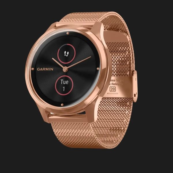 Garmin Vivomove Luxe 18K Rose Gold PVD Stainless Steel Case with Rose Gold Milanese Band 95cc0a39-6cd4-4bd3-a943-bb9f0d8bc5fc фото