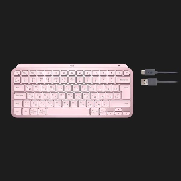 Клавиатура беспроводная Logitech MX Keys Mini Wireless Illuminated UA (Rose) 5f90201b-7c76-4431-88e7-624cd9e50d64 фото