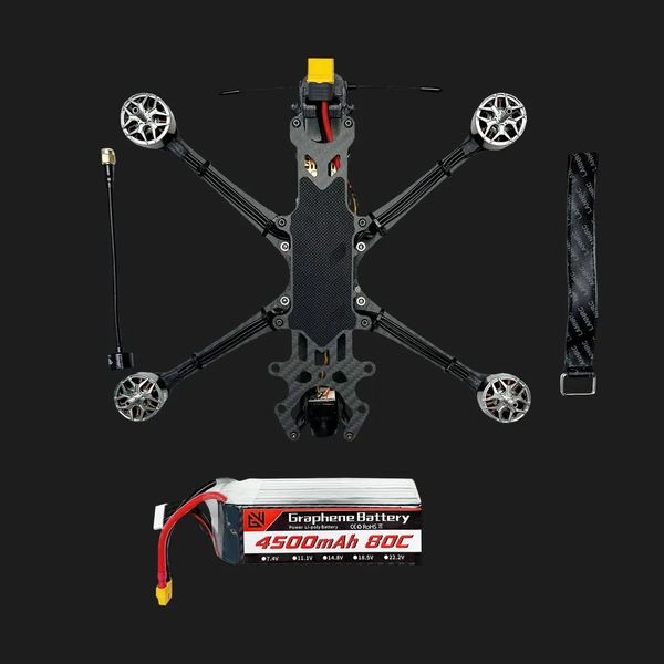 FPV Racing Drone 7 inch Carbon Fiber Drone with Battery 4500 mAh 80C 25711d3f-0303-4cd9-831e-626ea4e24507 фото