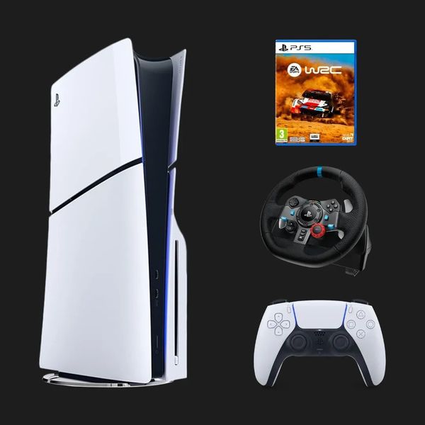 Игровая консоль Sony PlayStation 5 Slim (BluRay) + WRC + Кермо Logitech G29 4efaa32b-d9e7-4ce0-87ba-f2e802c7d28a фото