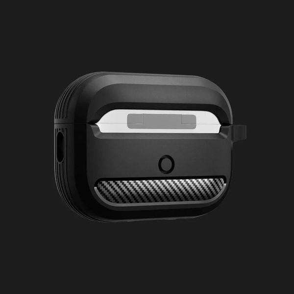 Захисний чохол Spigen Rugged Armor для AirPods Pro 2 (2nd/1st gen) (Black) f823fe2c-f03a-44b0-93df-9b78fe784d92 фото