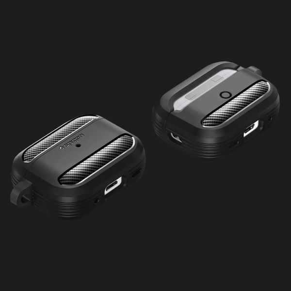 Захисний чохол Spigen Rugged Armor для AirPods Pro 2 (2nd/1st gen) (Black) f823fe2c-f03a-44b0-93df-9b78fe784d92 фото