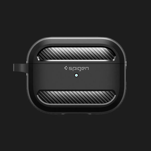 Захисний чохол Spigen Rugged Armor для AirPods Pro 2 (2nd/1st gen) (Black) f823fe2c-f03a-44b0-93df-9b78fe784d92 фото