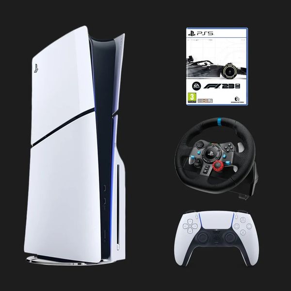 Игровая консоль Sony PlayStation 5 Slim (BluRay) + F1 + Кермо Logitech G29 77ef737c-b2b0-430b-a580-39c1b0564898 фото