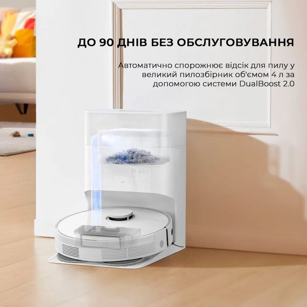 Робот-пилосос миючий Dreame Bot L10s Plus (White) 1e3dc5ed-92d1-4de2-801c-474190833348 фото