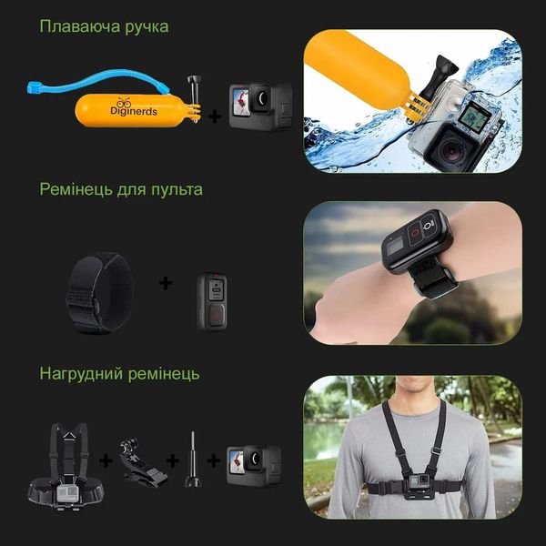 Набор аксессуаров для экшн камеры 50 в 1 для GoPro b05ac89d-def6-413c-8216-7ebb879ae46d фото