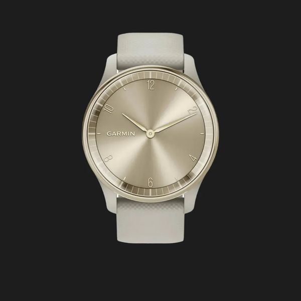 Garmin Vivomove Trend Cream Gold Stainless Steel Bezel with French Gray Case and Silicone Band fcd14dc6-9da6-4391-a23d-69c26b5973a1 фото